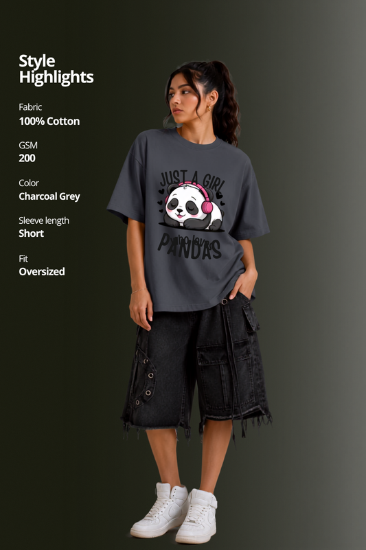 Women Drop Shoulder Front Printed T-Shirt | OUTPUFF