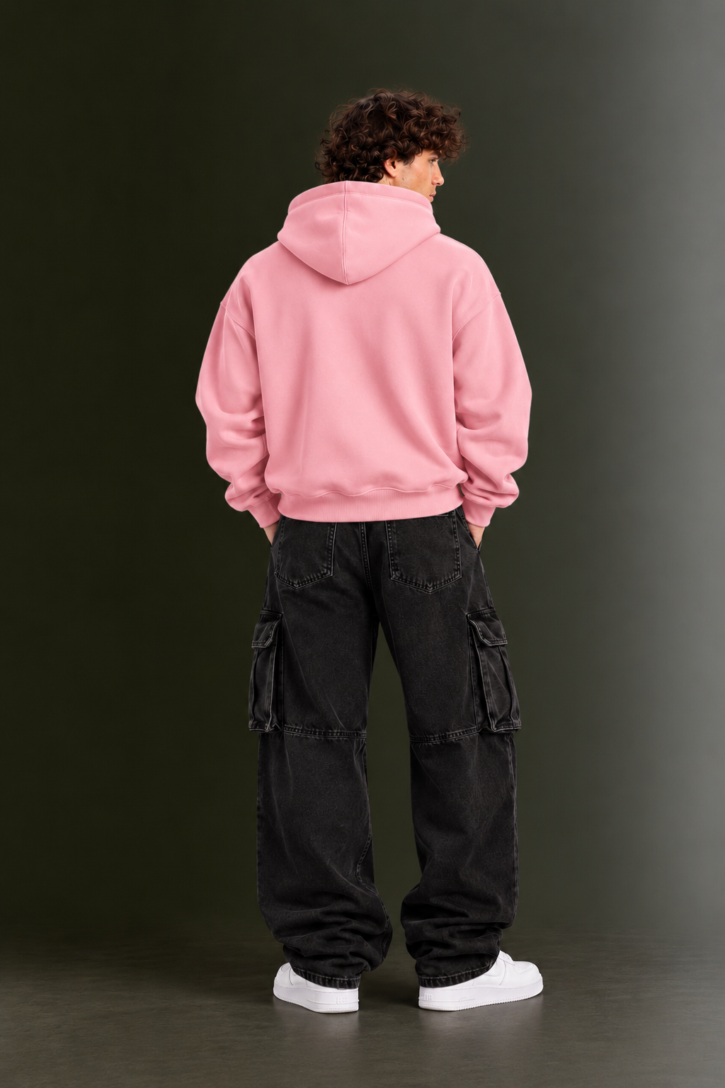 OUTPUFF Unisex Regular Fit Pullover Hoodie with Kangaroo Pocket