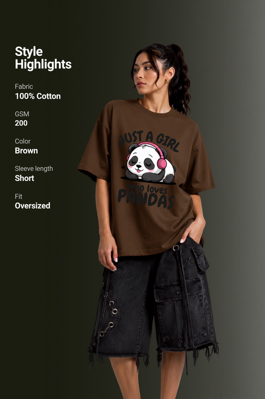 Women Drop Shoulder Front Printed T-Shirt | OUTPUFF