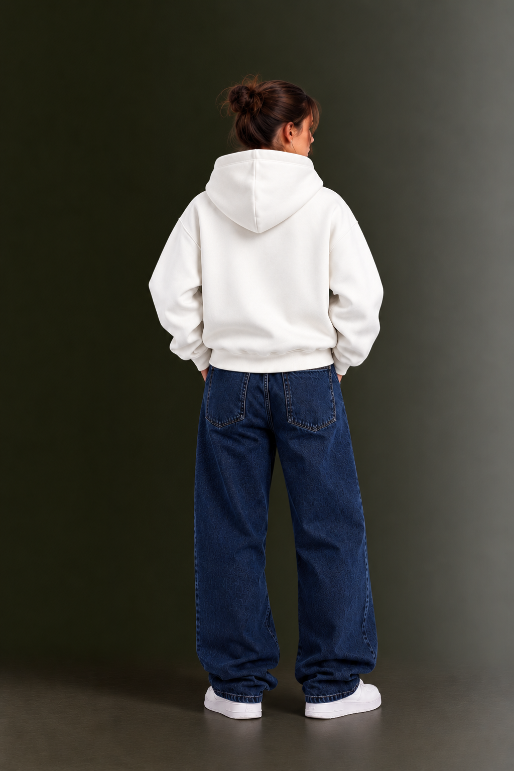 OUTPUFF Unisex Regular Fit Pullover Hoodie with Kangaroo Pocket