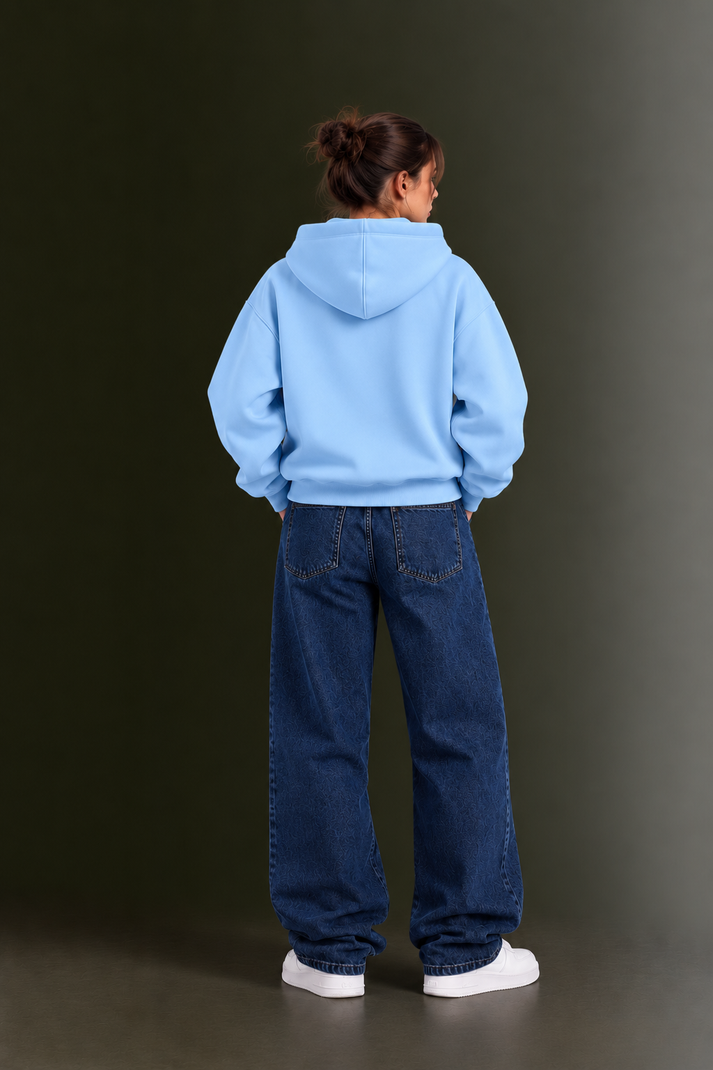 OUTPUFF Unisex Regular Fit Pullover Hoodie with Kangaroo Pocket