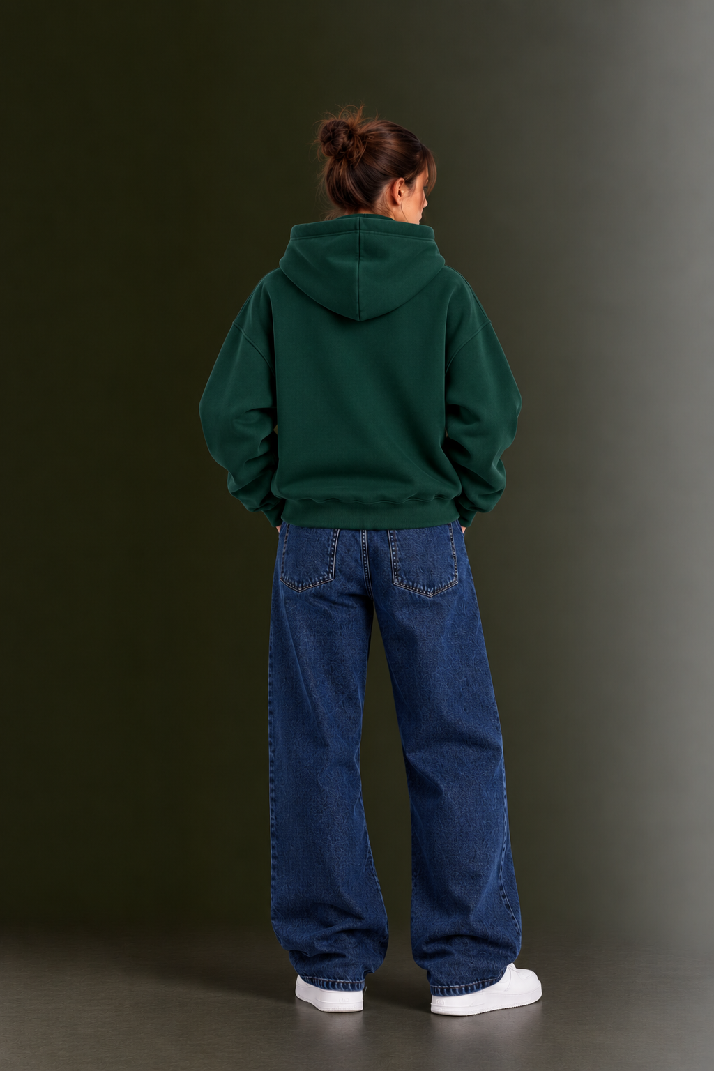 OUTPUFF Unisex Regular Fit Pullover Hoodie with Kangaroo Pocket