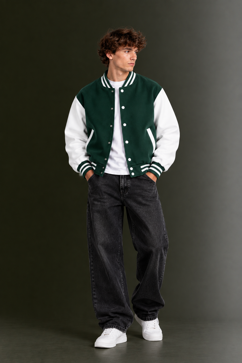 OUTPUFF Varsity Graphic T-Shirt | Campus-Inspired Style