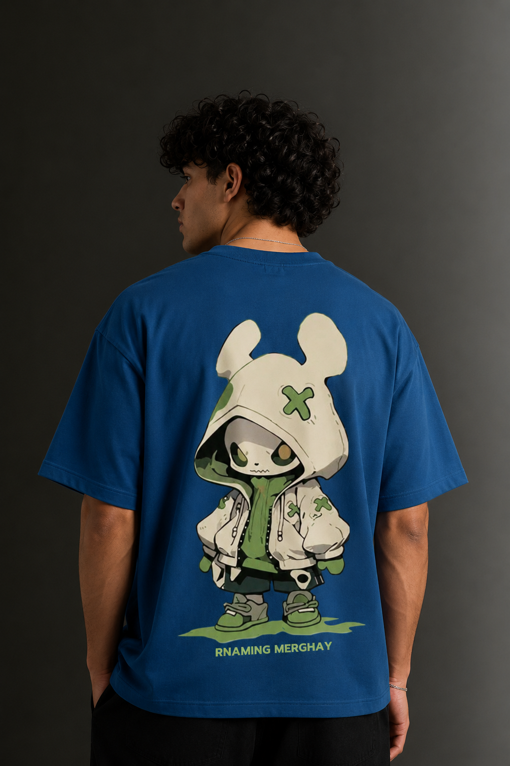 Men's Drop Shoulder Front & Back Printed T-Shirt | Graphic Tee | OUTPUFF