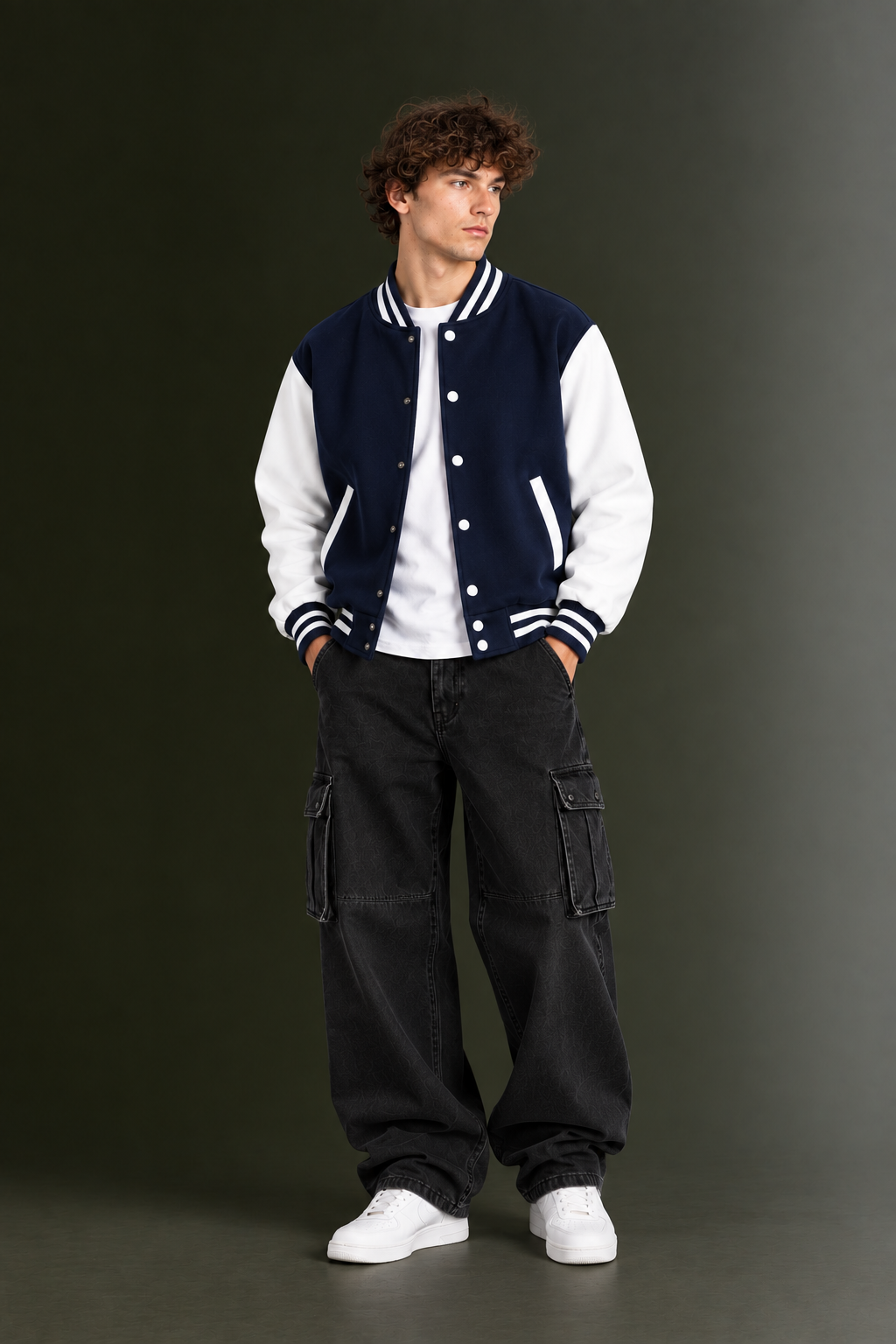 OUTPUFF Varsity Graphic T-Shirt | Campus-Inspired Style