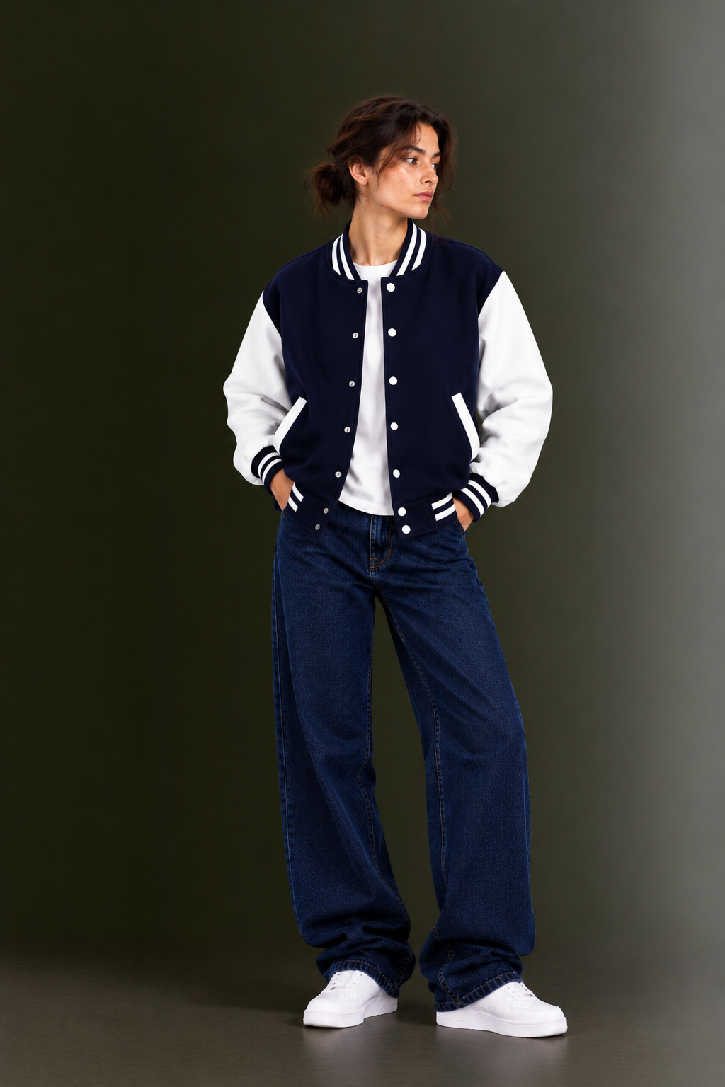 OUTPUFF Varsity Graphic T-Shirt | Campus-Inspired Style