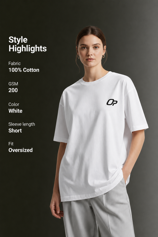 Women's Drop Shoulder T-Shirt | Oversized Streetwear Tee – OUTPUFF