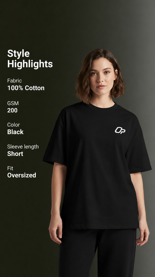 Women's Drop Shoulder T-Shirt | Oversized Streetwear Tee – OUTPUFF