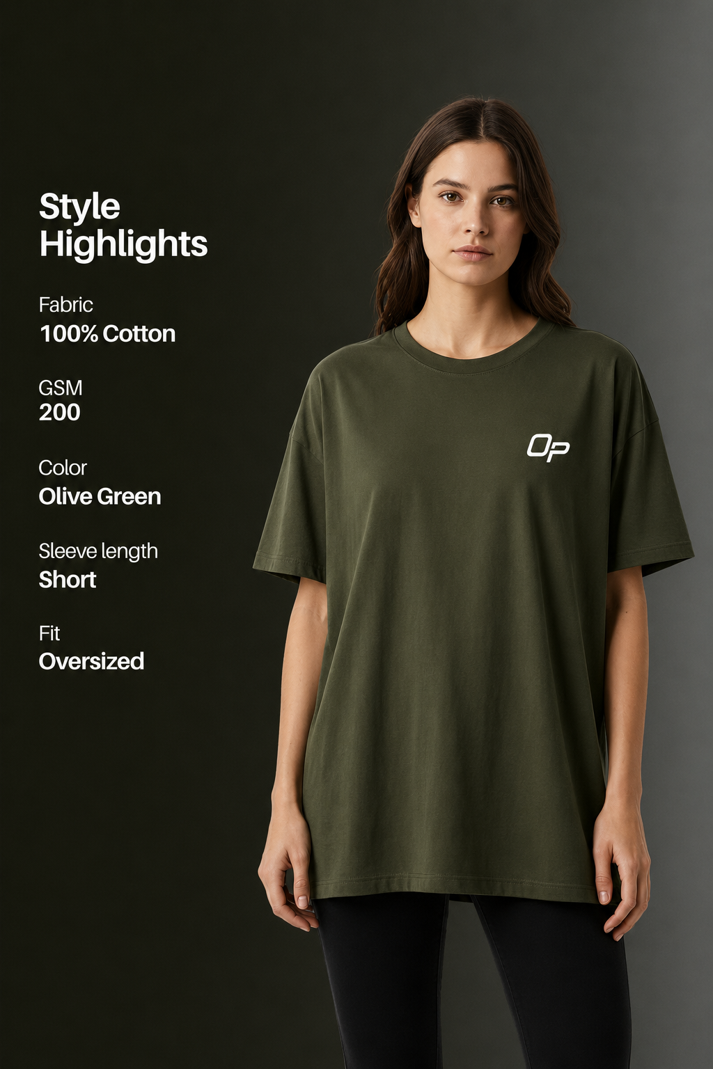 Women's Drop Shoulder T-Shirt | Oversized Streetwear Tee – OUTPUFF