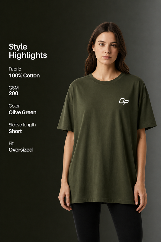 Women's Drop Shoulder T-Shirt | Oversized Streetwear Tee – OUTPUFF