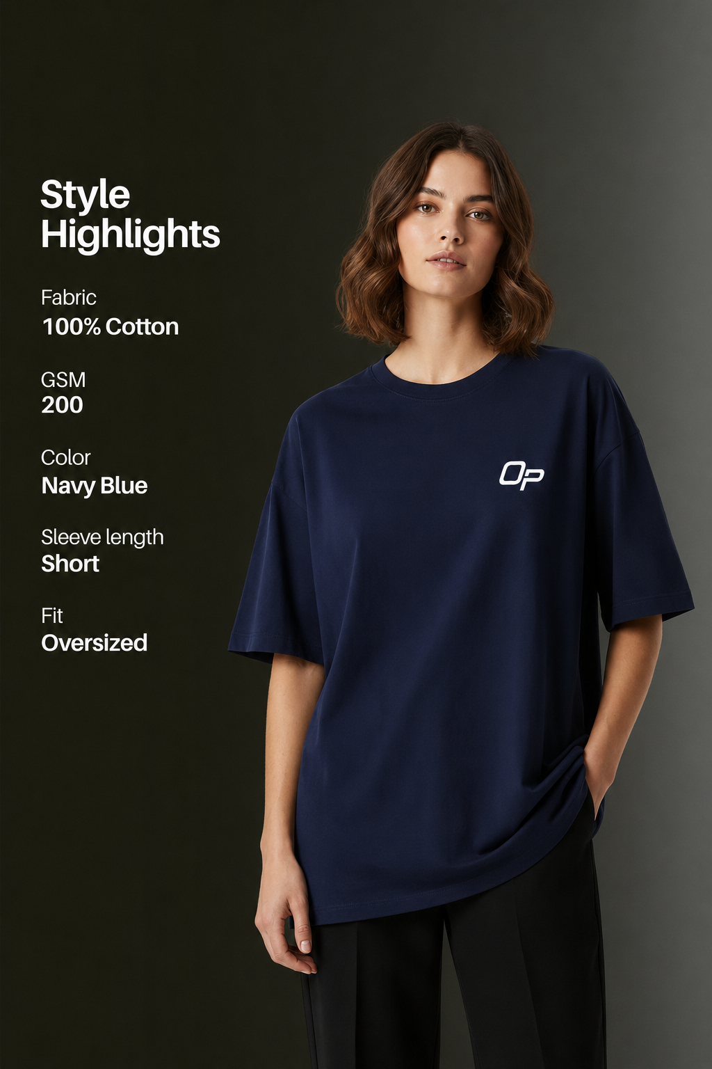 Women's Drop Shoulder T-Shirt | Oversized Streetwear Tee – OUTPUFF