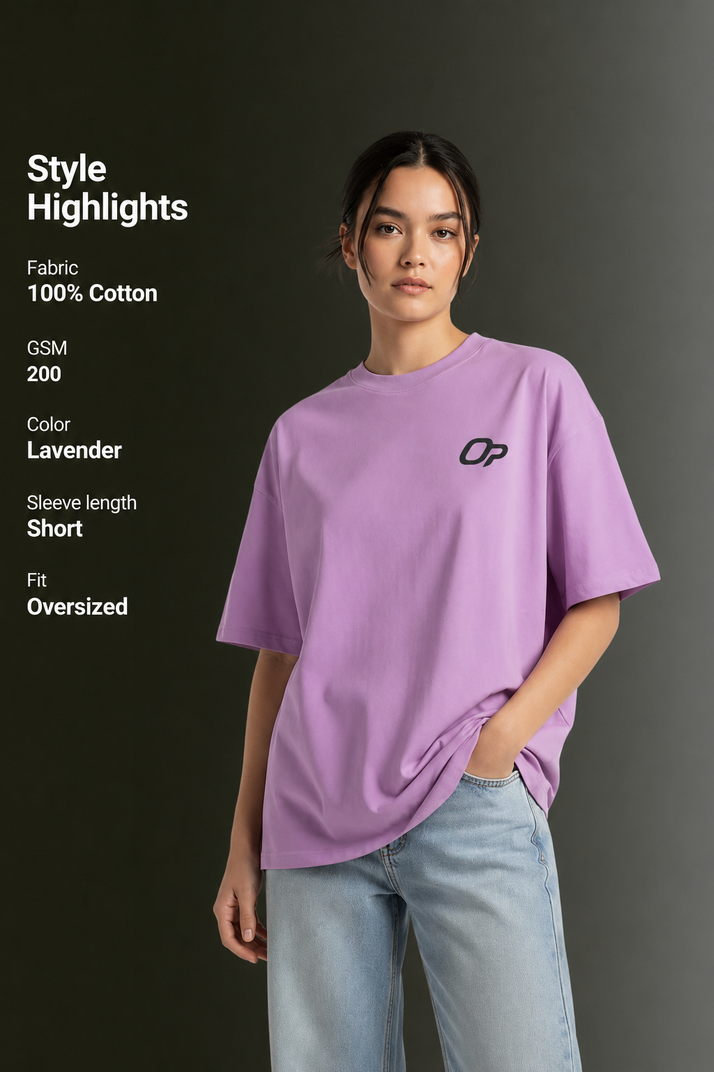 Women's Drop Shoulder T-Shirt | Oversized Streetwear Tee – OUTPUFF