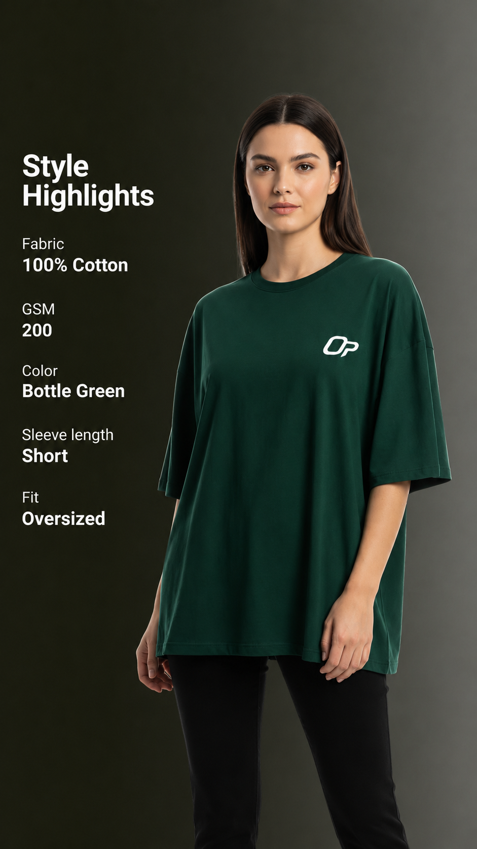 Women's Drop Shoulder T-Shirt | Oversized Streetwear Tee – OUTPUFF