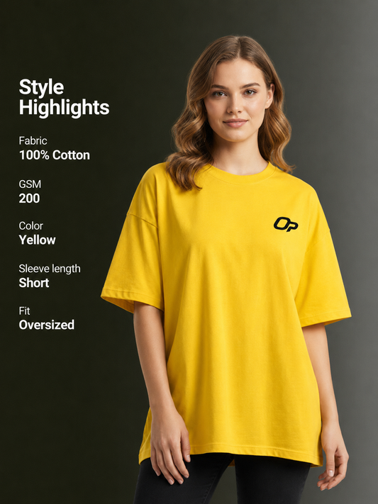 Women's Drop Shoulder T-Shirt | Oversized Streetwear Tee – OUTPUFF