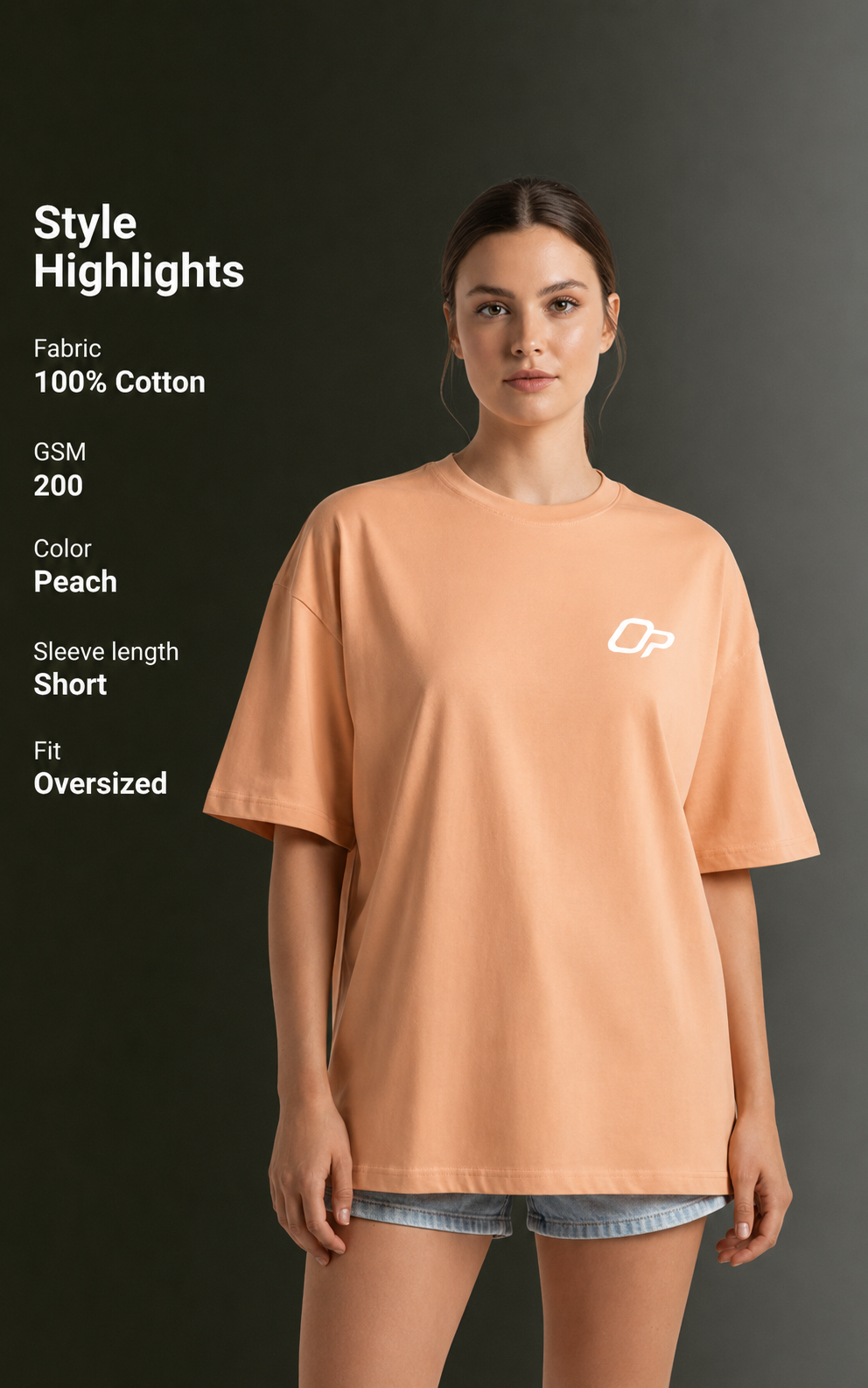 Women's Drop Shoulder T-Shirt | Oversized Streetwear Tee – OUTPUFF